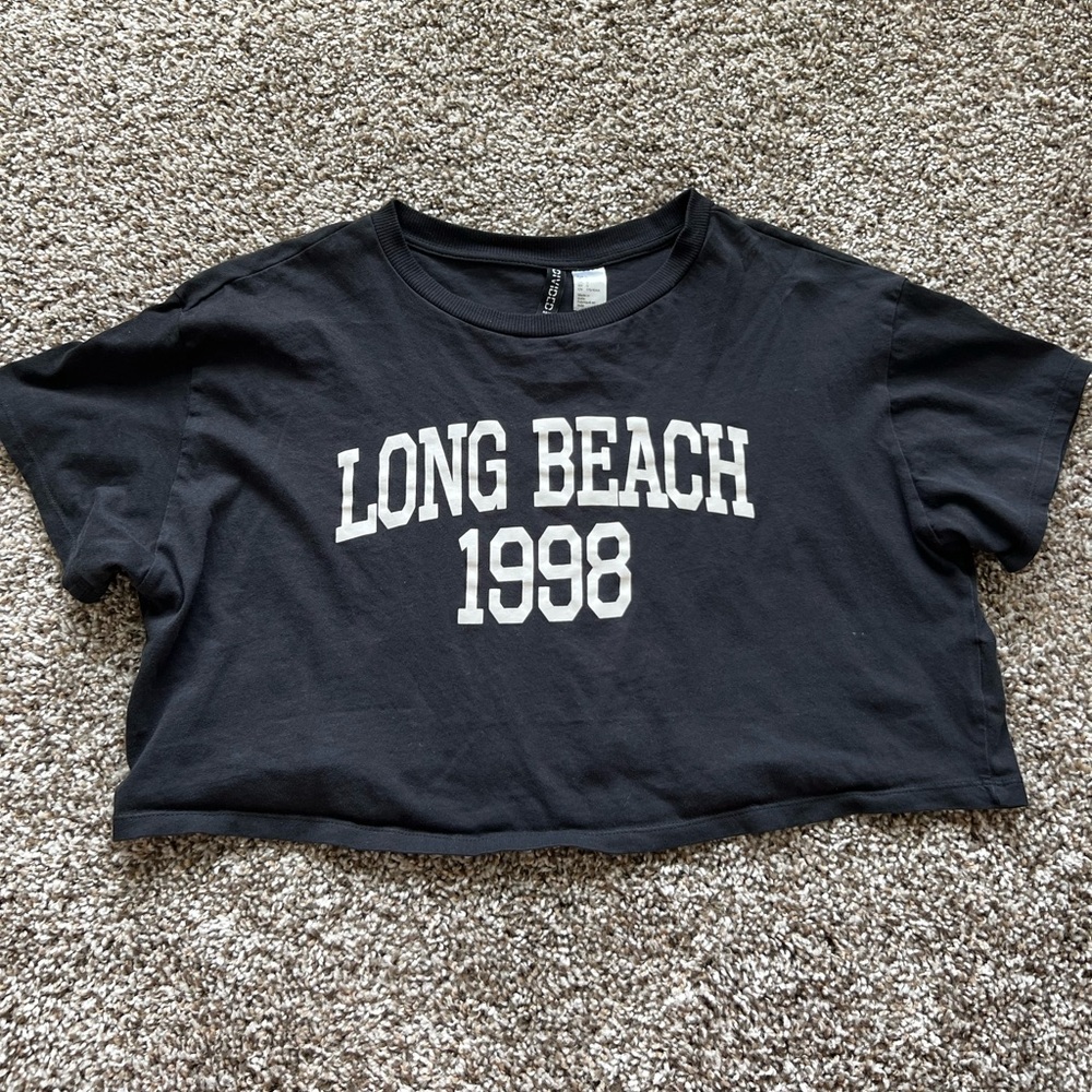 Cropped h&m top